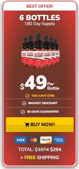 glyco harmony 6 bottles price